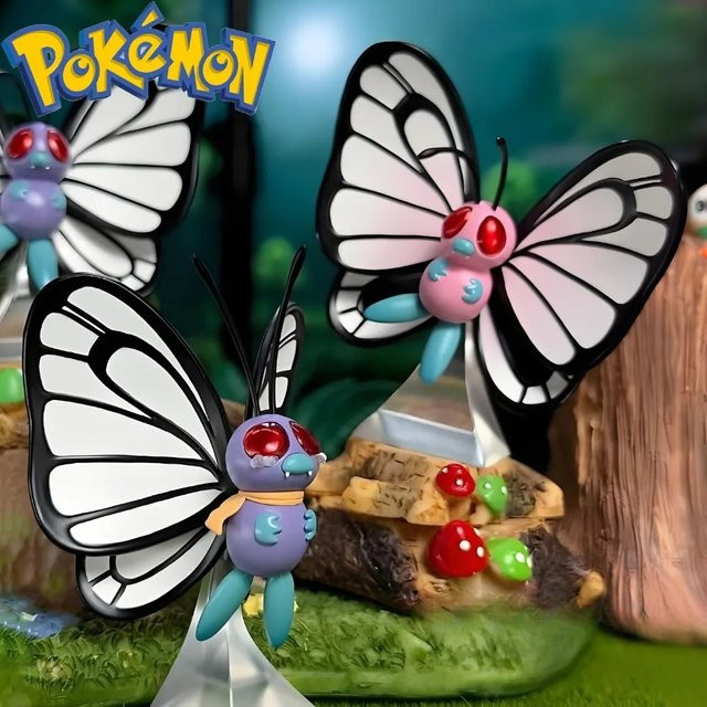 Potdemiel Pokémon Butterfree, Actionfigur, 6,5 cm, PVC - Bild 1