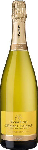 Victor Preiss Crémant d'Alsace, Schaumwein, Brut, Frankreich, 0,75 l - Bild 1