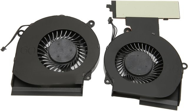 HP OMEN 15 DC Professioneller CPU-GPU-Kühlerlüfter Ersatz in Schwarz, 5V 0,5A 4-Pin - Bild 1