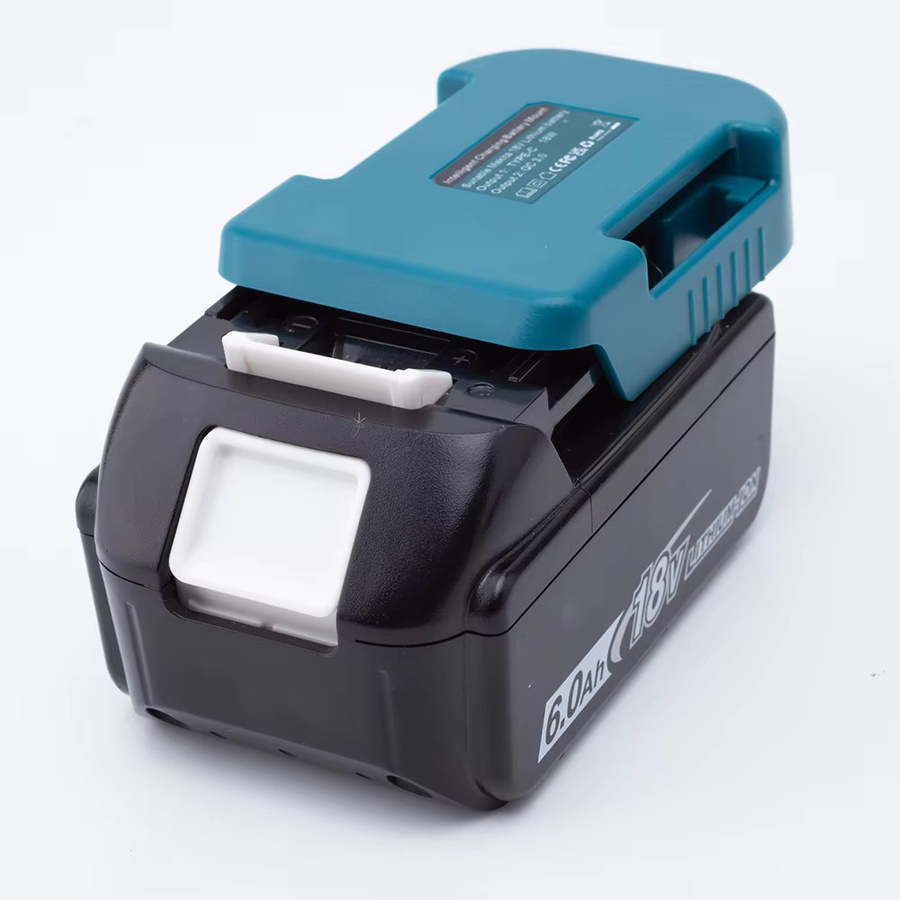 Makita Power Bank Ladegerät für 18V Lithium-Akkus mit USB-C Schnellladung für Laptop und Handy (ohne Akku) - Bild 3