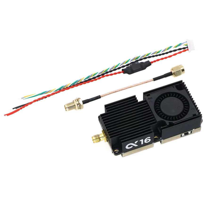 AKK Alpha FPV-Videosender VTX für Renndrohnen mit großer Reichweite, 5,8-6,0 GHz, Farbe: Schwarz - Bild 1