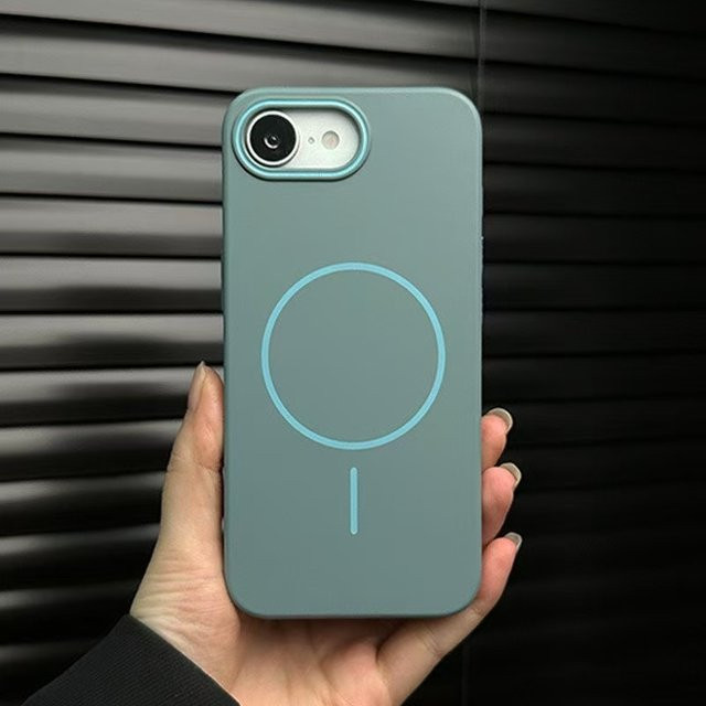 Evolou MagSafe Schutzhülle für iPhone 17e und iPhone 16e, Matte PC-Hülle, Blau, Stoßfest und Unterstützt Kabelloses Laden - Bild 1