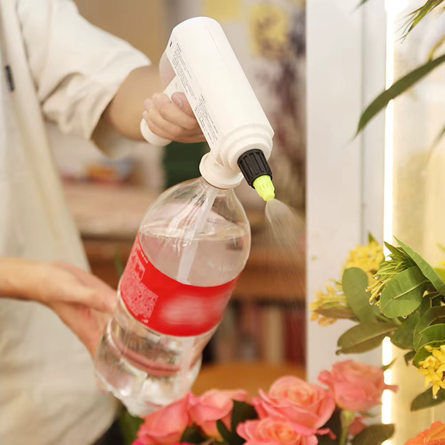 Alloet Hochdruck-Elektrosprühflasche in Weiß mit wiederaufladbarem Akku für Haus und Garten - Bild 6