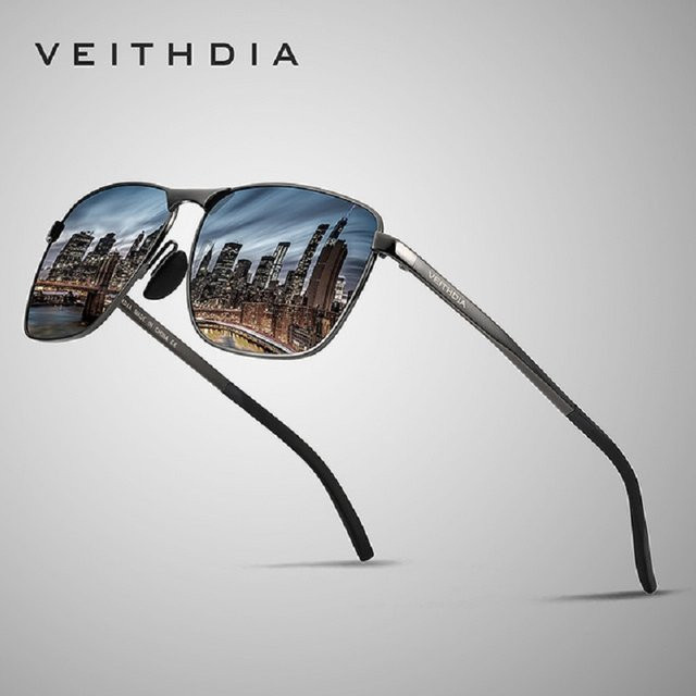 VEITHDIA V2462 Sportsonnenbrille, Vollrand, Metall, Unisex - Bild 1
