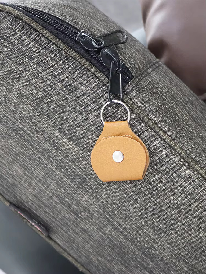 PHRILAM Gitarren-Pick-Halter aus Leder, Schlüsselanhänger-Etui, Unisex - Bild 3