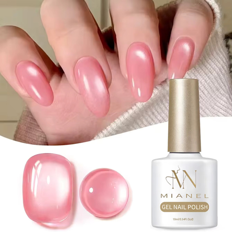 MIANEL Elsa Pink Katzenaugen-Gel-Nagellack, 10 ml, schimmernd - Bild 2
