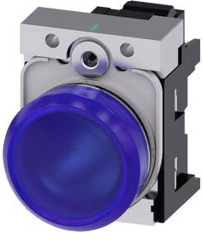 Siemens Leuchtmelder 3SU1153-6AA50-3AA0 in Blau aus Metall - Bild 1