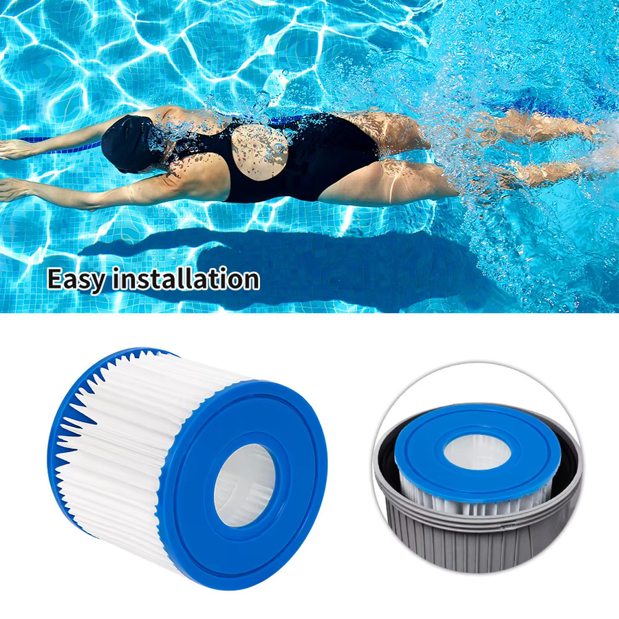 Intex Filterkartusche Typ D 59900 für Swimming Pool und Summer Waves Pumpen kompatibel mit RP350 RP400 RP600 RX600 - Bild 3