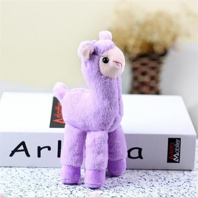 Kidsly Alpaka-Lama-Gras-Schlamm-Pferd, Plüschspielzeug, 18 cm, ab 6 Jahren - Bild 1