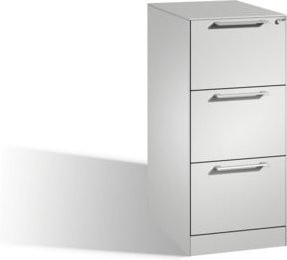 C+P Hängeregistraturschrank Asisto für Hängehefter DIN A4, 3 Schubladen, einbahnig, Farbe: Lichtgrau, H x B x T: 101,0 x 60,0 x 44,0 cm - Bild 1