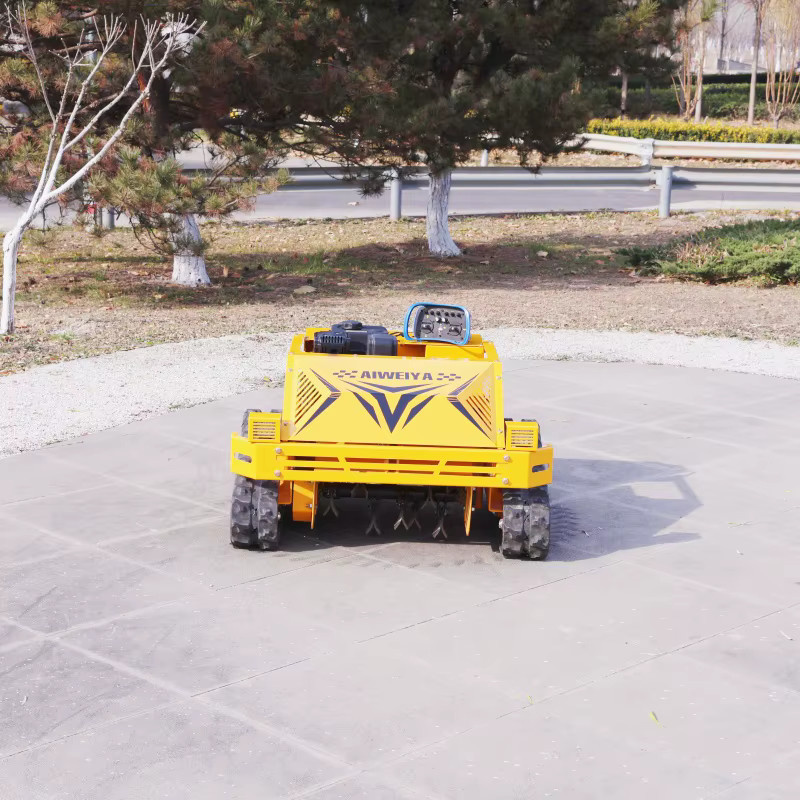 TONGZHONG Ferngesteuerter Grasschneider Schlegelmäher Roboter Crawler in Gelb mit 550 mm Schnittbreite und CE-EPA-Zertifikat - Bild 3