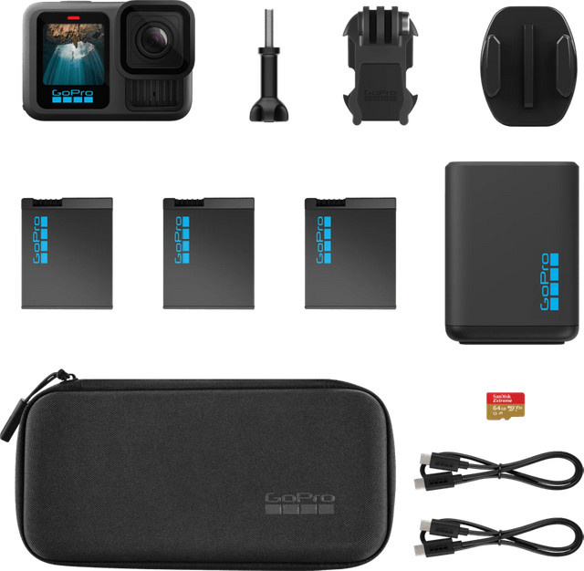 GoPro HERO13 Black Action-Cam Extra-Power-Bundle in Schwarz - Bild 2