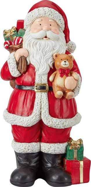 OBI Weihnachtsfigur Weihnachtsmann aus Magnesia in Rot-Weiß, Höhe: 61,5 cm - Bild 1