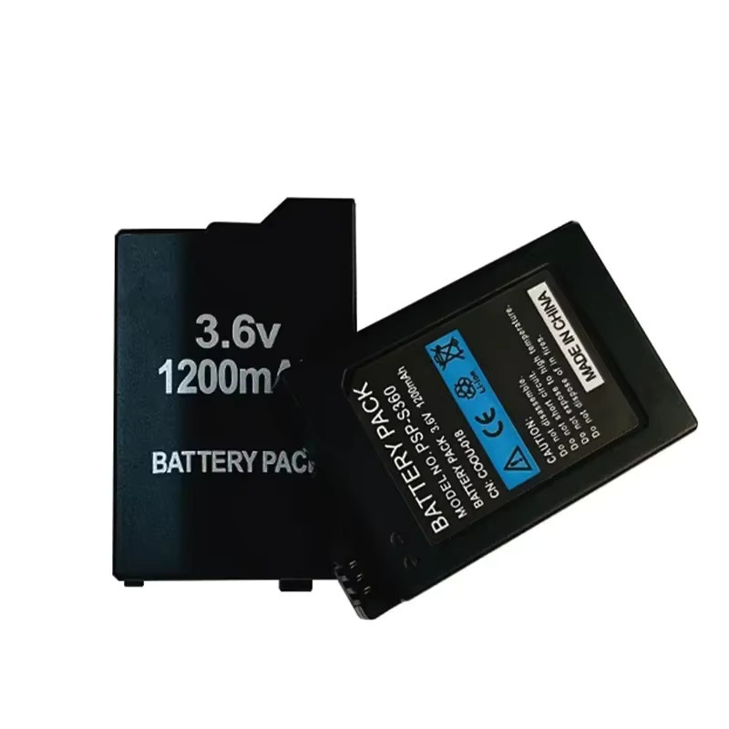 PURFIELD Lithium-Ionen-Ersatzakku für Sony PSP 2000 2003 2004 3005 3007 Konsole, 3,6 V, 1200 mAh, Schwarz - Bild 4