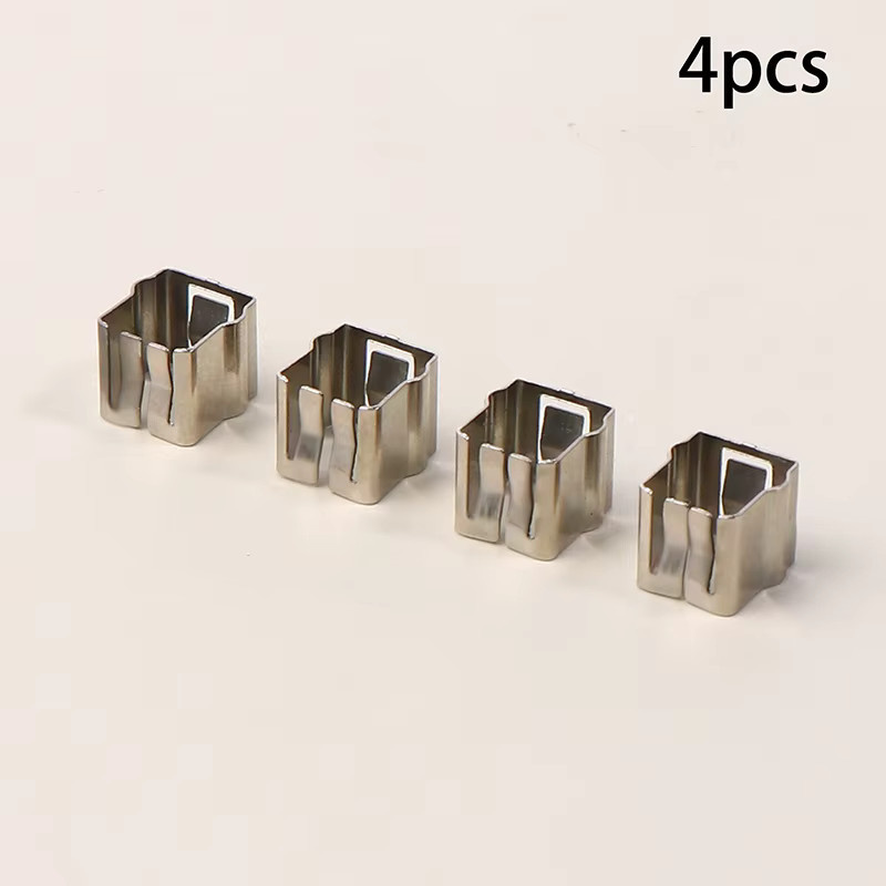 4er-Set Heizblock-Clips für Bambu Lab X1 und P1P 3D-Drucker in Silber zur Fixierung von Thermistor und Heizpatrone - Bild 2