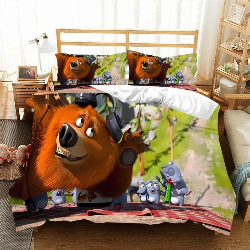 3D G-Grizzy und die Lemminge Bettwäsche Set mit Bettbezug und Steppdecke für Kinder und Jugendliche, B/H: 135 x 200 cm - Bild 2