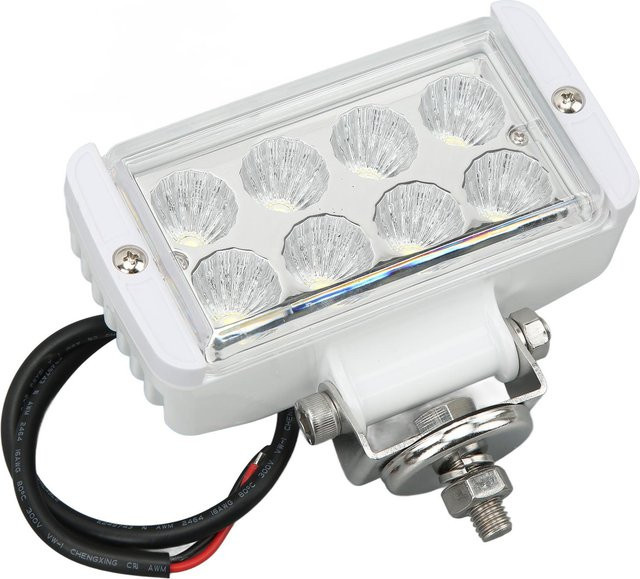 Fishine LED Arbeitsleuchte 16W in Weiß, wasserdichte IP67 Arbeitslicht 12V-24V für LKW, Geländefahrzeuge und Yachten - Bild 1