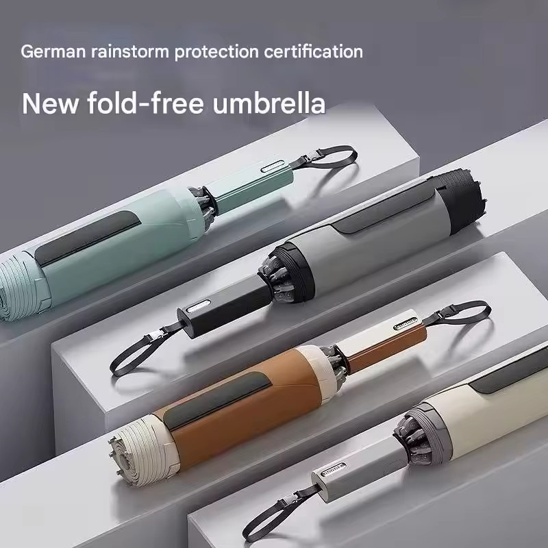 ZUODU Vollautomatischer umgekehrter Regenschirm windbeständig und UV-beständig in Schwarz und Multicolour - Bild 5