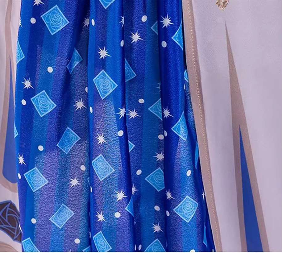 LZH Königin Amaya Cosplay Kostüm, Prinzessin, Mädchen, Lila, Blau - Bild 4