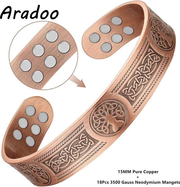 ARADOO Armband Kupfer, Roségold, Unisex - Bild 1
