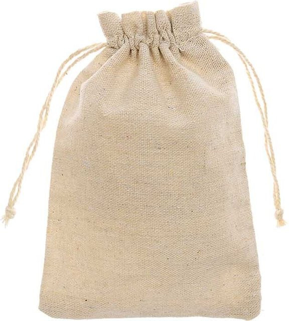 Rico Design Adventskalender Beutel in Juteoptik beige B: 12 cm, H: 17 cm - Bild 1