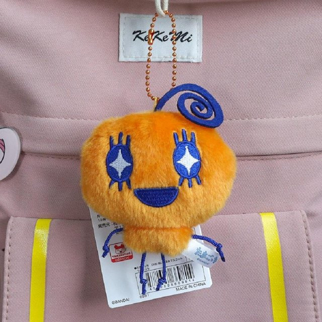 Tamagotchi Mametchi Mimitchi Kuchipachi, Plüschtier Schlüsselanhänger, Orange, ab 14 Jahren - Bild 1