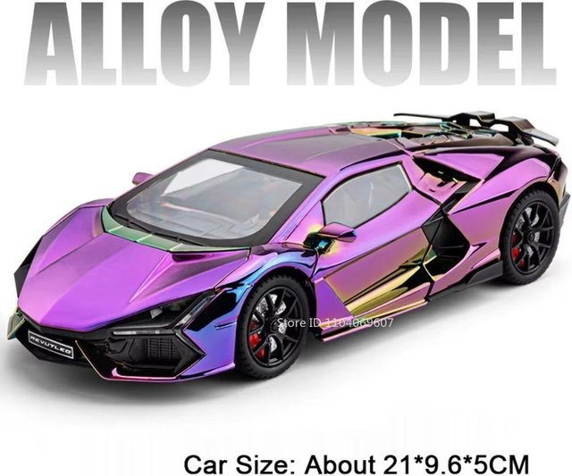 Linyi toy car Countach Lp500S Revuelto Modell Sportwagen, 1:24, ab 14 Jahren - Bild 1