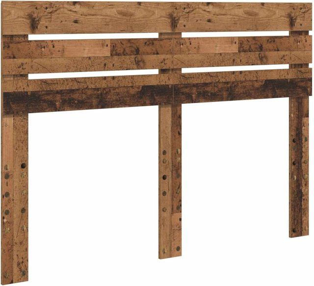 vidaXL Kopfteil aus Holzwerkstoff in Altholz-Optik, Breite: 160 cm, Farbe: Braun - Bild 1