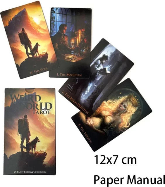 Indy Tarot Weird World Tarot-Deck, 78 Karten, Fantasy - Bild 1
