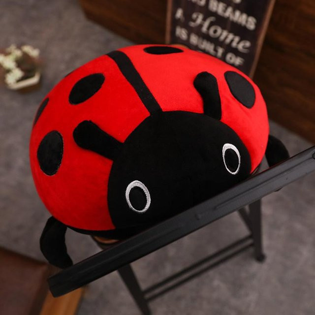 Kawaii Marienkäfer Plüschtier, 30cm, ab 0 Jahre - Bild 1