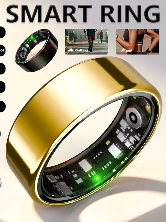 Ola Esporte Smart Ring mit Ladecase für Männer und Frauen in Silber oder Gold mit Herzfrequenzmessung, Schlafmonitor und 5ATM Wasserdichtigkeit - Bild 6