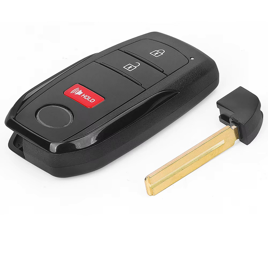 KEYECU Smart Fernbedienungsschlüssel für Toyota Corolla Cross Yaris Camry Innova, 434MHz, 4A Chip, Schwarz - Bild 3