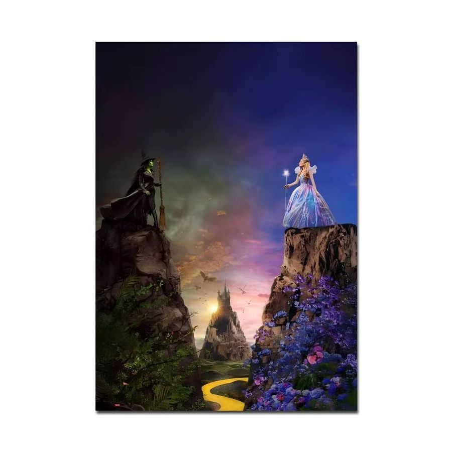 Wicked Movie Anime Poster Wandkunst aus weißem Kraftpapier - Bild 6