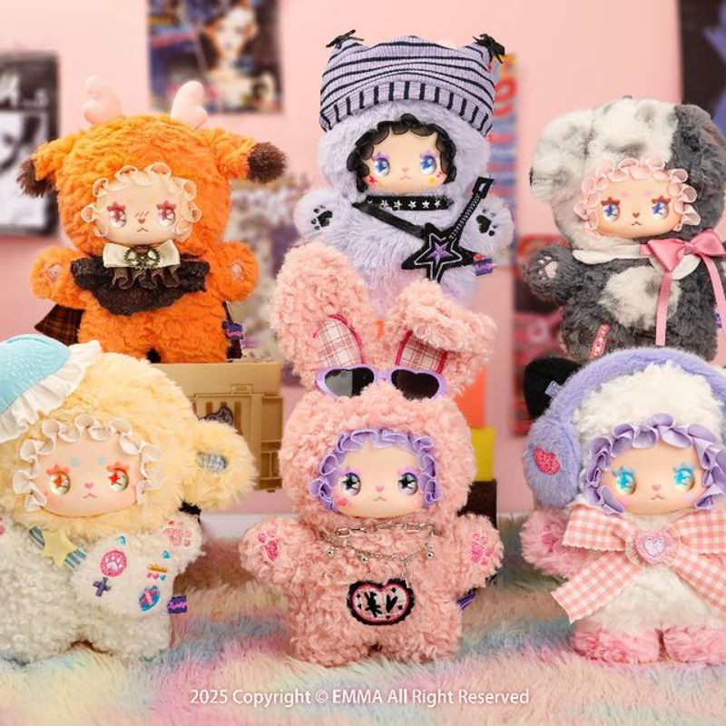 Petnior Emma Punk Era Serie Blind Box Mystery Box Anime Figur als mehrfarbige Dekoration und Sammlerstück - Bild 1