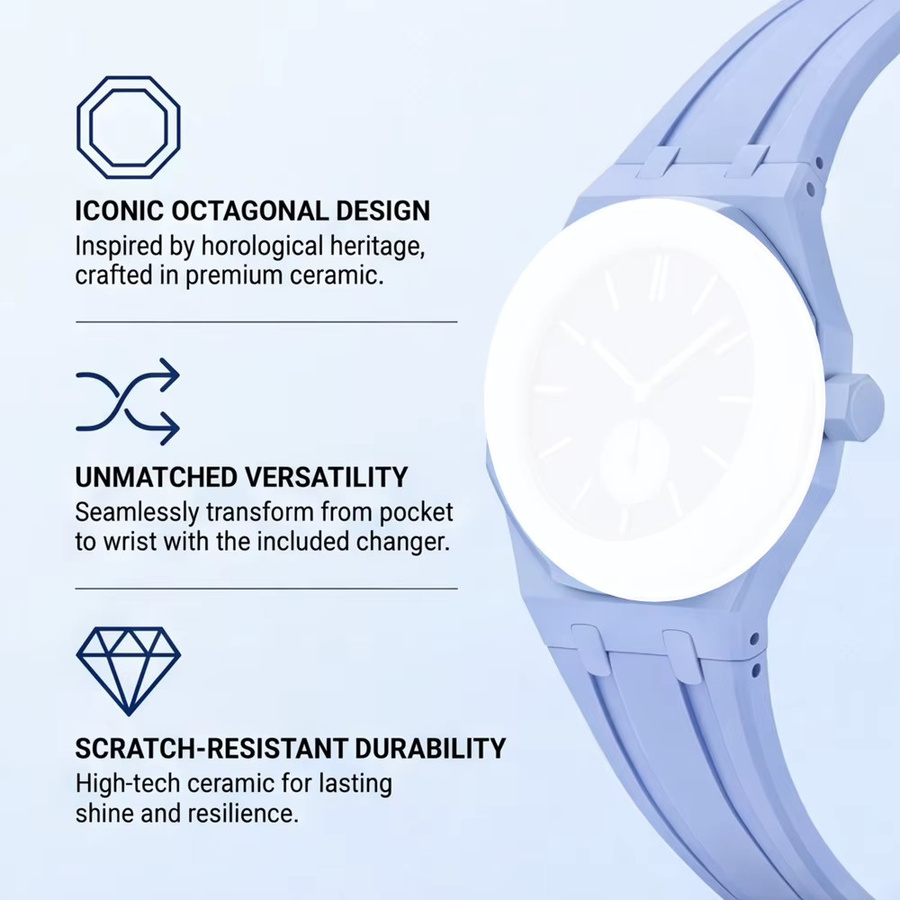 Modifikationskit für Swatch X AP Royal POP, Keramik, Silikon, Unisex - Bild 2