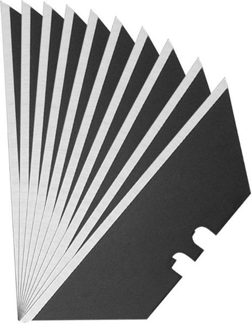 DAZZLEEX 30 Stück Trapezklingen aus Stahl für 18mm Snap-Off-Messer in Schwarz und Silber - Bild 1