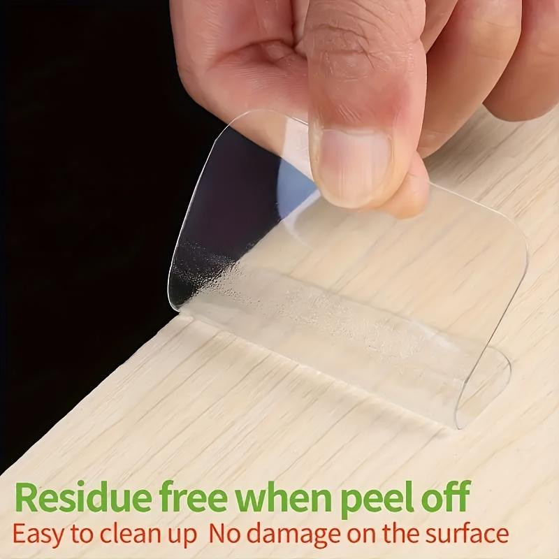 LESDAFFY Home Life Transparentes Nano-Klebeband, doppelseitiges PVC-Klebeband, wasserdicht und hitzebeständig, 10 Stück - Bild 3