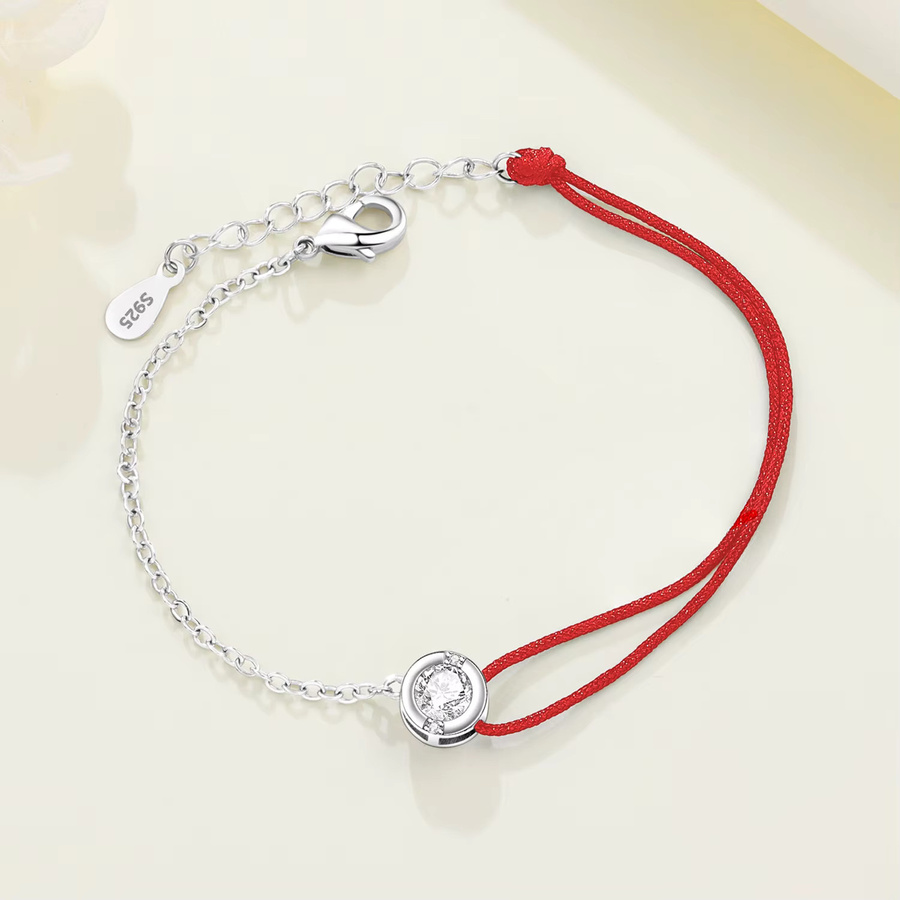 MISEFF Armbandkette, 925 Silber, Zirkonia, Unisex - Bild 1