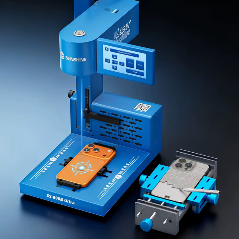 SUNSHINE SS-890B Ultra 10W Blauer Laser Rückglas-Entferner mit Autofokus und faltbarem Design für die Handy-Reparatur von iPhone aller Serien - Bild 6