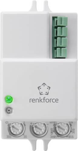 Renkforce HF-Bewegungsmelder für Decke oder Wand mit 360° Erfassungsbereich und Relais in Weiß - Bild 1
