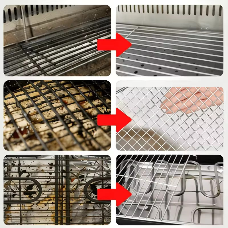 QIFENGHE Grillreiniger-Spray in Weiß zur Entfernung von schwerem Fett für Backöfen, Dunstabzugshauben und Grillroste - Bild 4