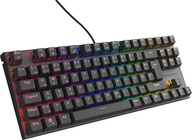 Genesis Thor 303 TKL Mechanical Gaming-Tastatur, Schwarz - Bild 1
