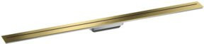Hansgrohe Duschrinne Linear Channel in Gold mit Geruchsverschluss und FM-Set, Breite: 120 cm - Bild 1