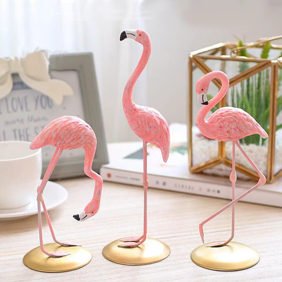 Kesoto Flamingo Figur Pink als Deko-Ornament für Garten und Innenbereich - Bild 2