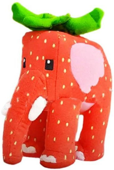 Sammy Jandel Erdbeere Elefant Plüschtier, Plüschpuppe, ab 14 Jahren - Bild 1