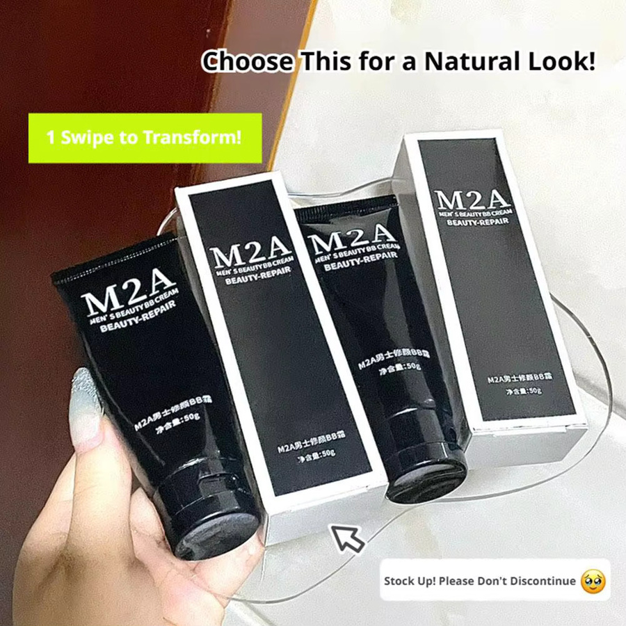 M2A Beauty BB-Creme für Herren, Gesicht, natürlich - Bild 2