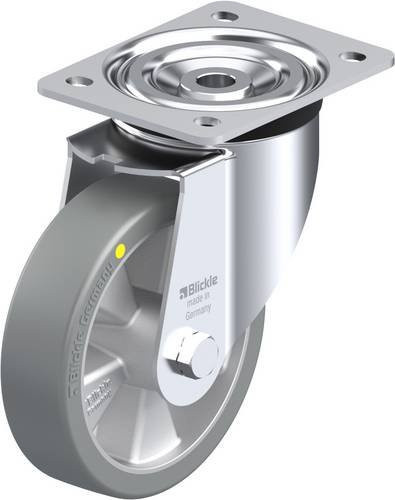 Blickle Lenkrolle L-ALTH 151K-AS aus verzinktem Stahl mit Rad-Durchmesser 150 mm und einer Tragfähigkeit von 400 kg in Silber - Bild 1