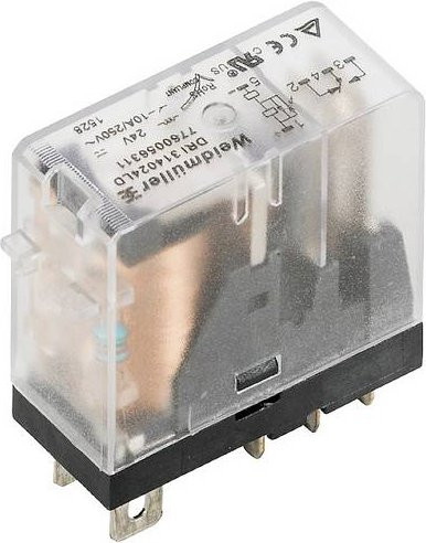 Weidmüller DRI314048L Steckrelais 48 V/DC 10A 1 Wechsler 20 Stück - Bild 1