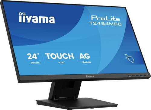 Iiyama ProLite T2454MSC-B3AG LED-Monitor, 23.8 Zoll Full HD IPS Display mit Touchscreen, Schwarz - Bild 1