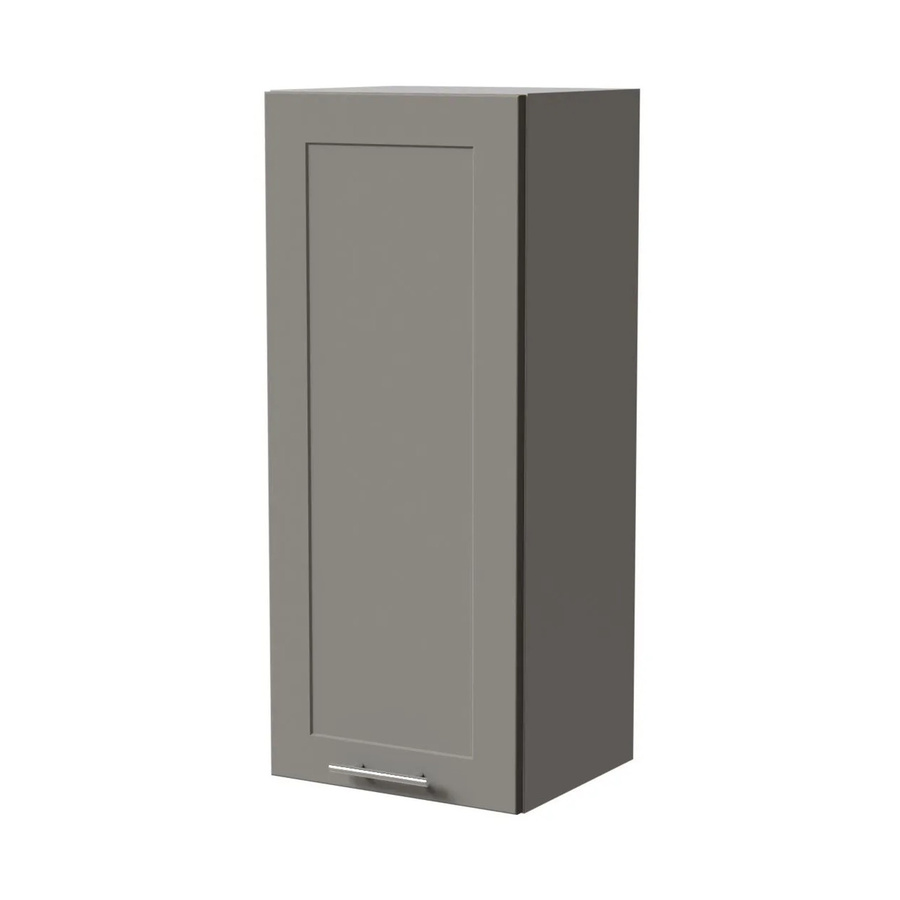 Feldmann-Wohnen Hängeschrank Oslo in Grau Matt mit Soft-Close-Türen und Regalböden, B/T/H: 40 x 32,5 x 96 cm - Bild 2